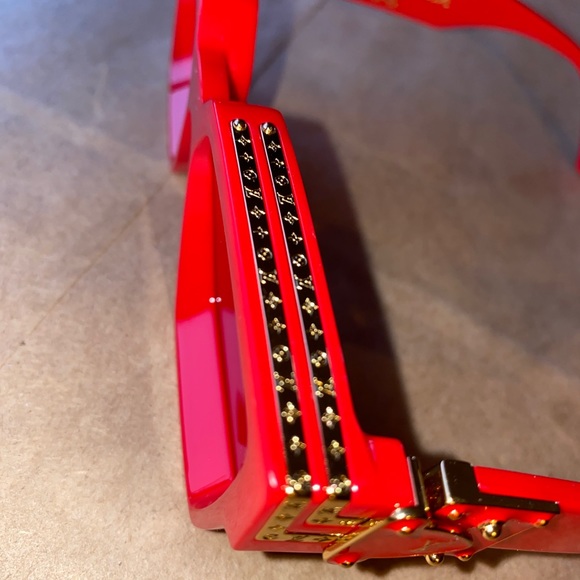 Louis Vuitton 1.1 Millionaire Red Sunglasses - Picture 9 of 10